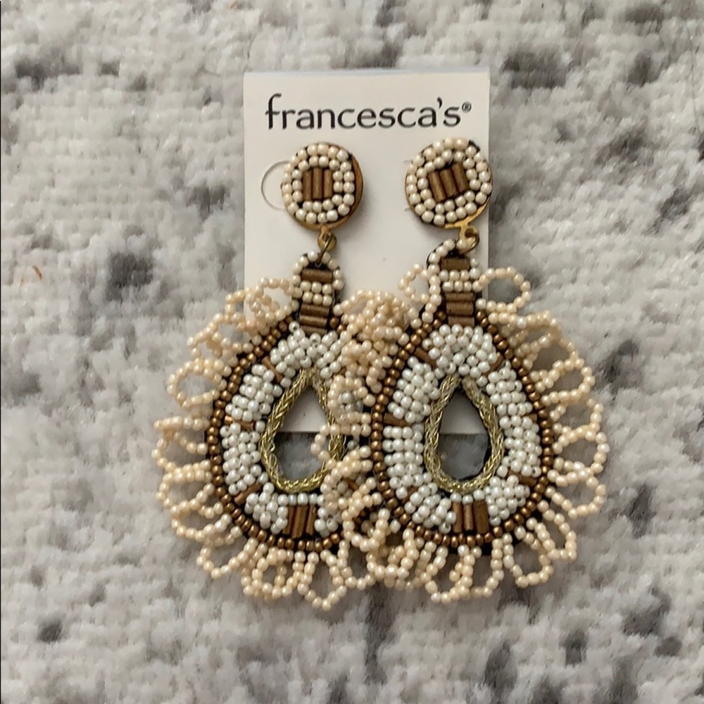 NWT Francesca’s Statement Earrings